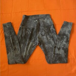 Lululemon Leggings Womens 8 Camouflage High Rise Athletic Activewear Gym